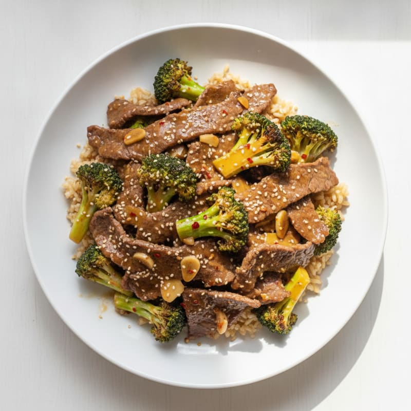Sesame Beef and Broccoli Stir-Fry