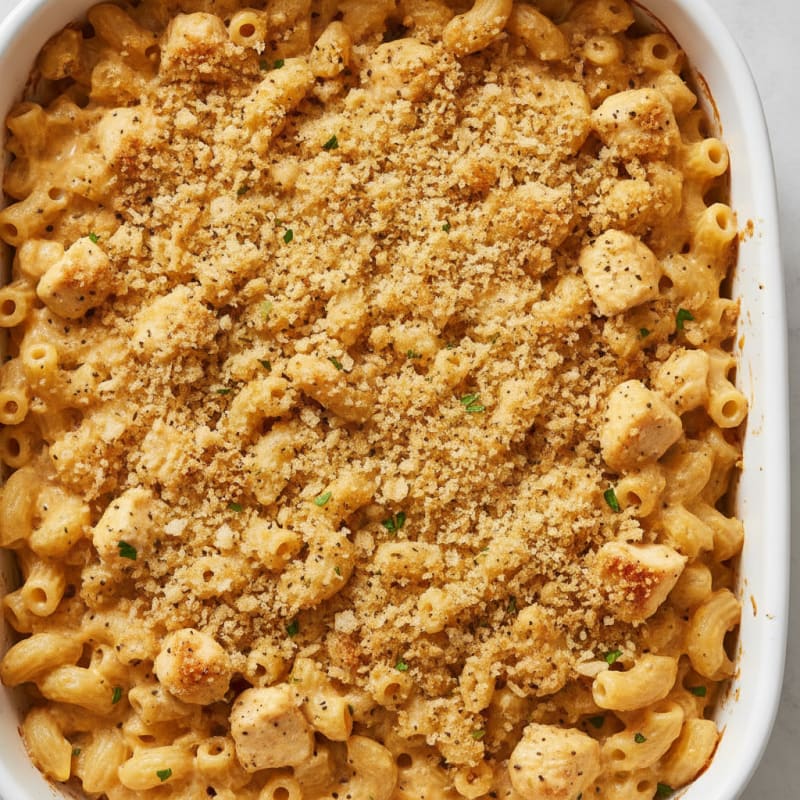 Baked Macaroni and Cheese with Toasted Breadcrumbs