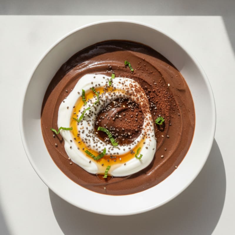 Silky Chocolate Protein Pudding