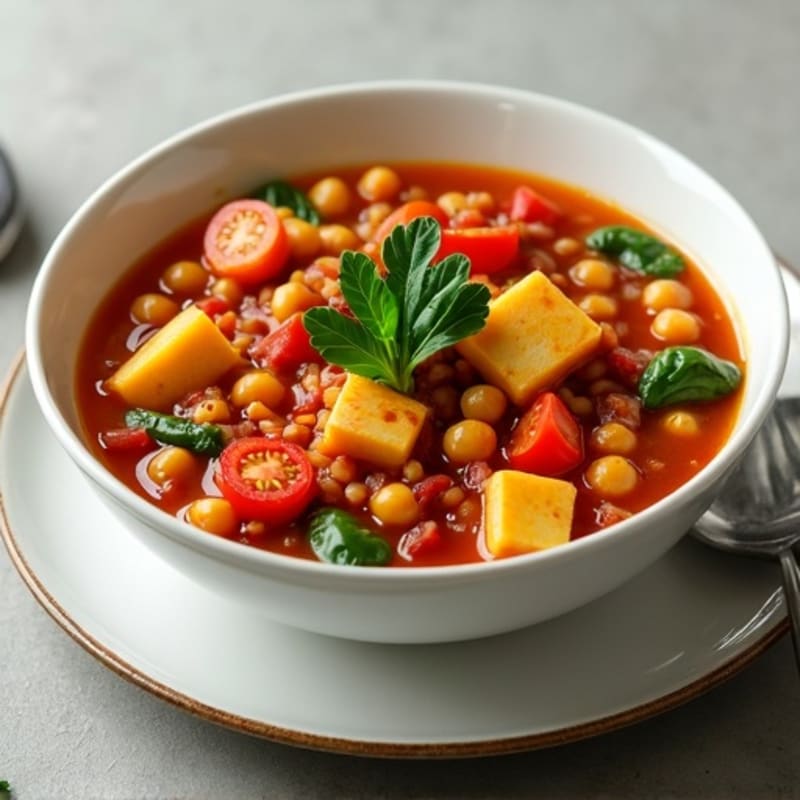 Hearty Spiced Red Lentil Stew