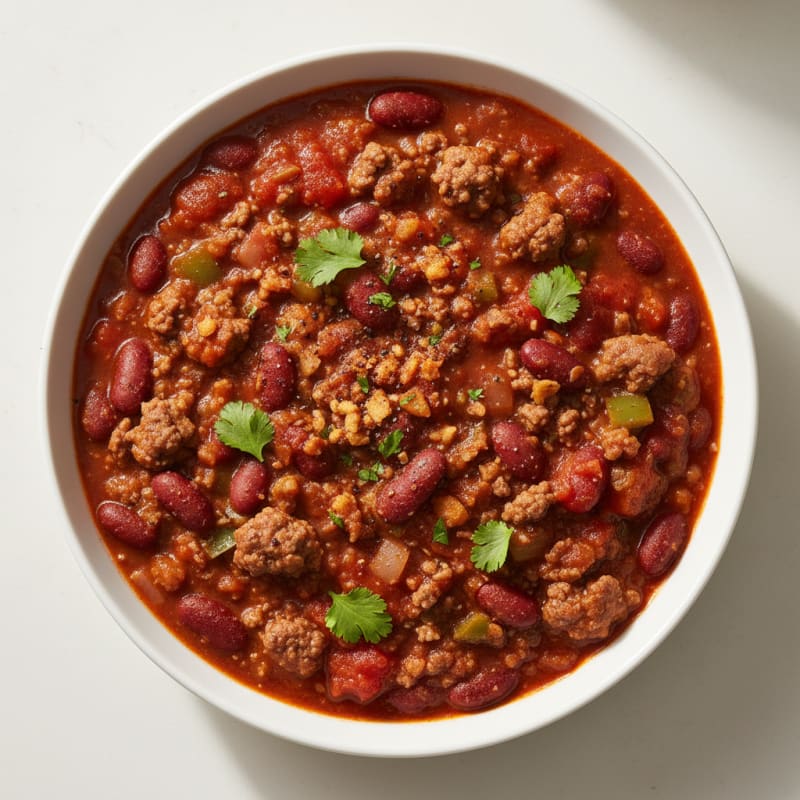 Hearty Slow Cooker Beef Chili