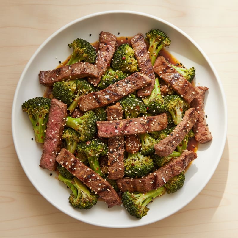 Sesame Beef & Broccoli Stir-Fry