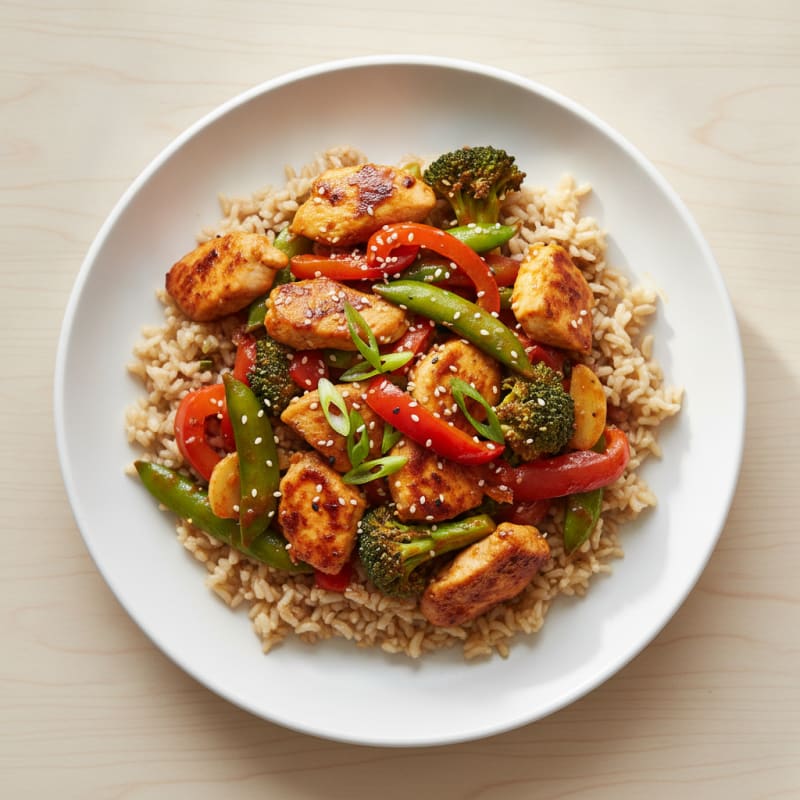 Spicy Gochujang Chicken Stir-Fry
