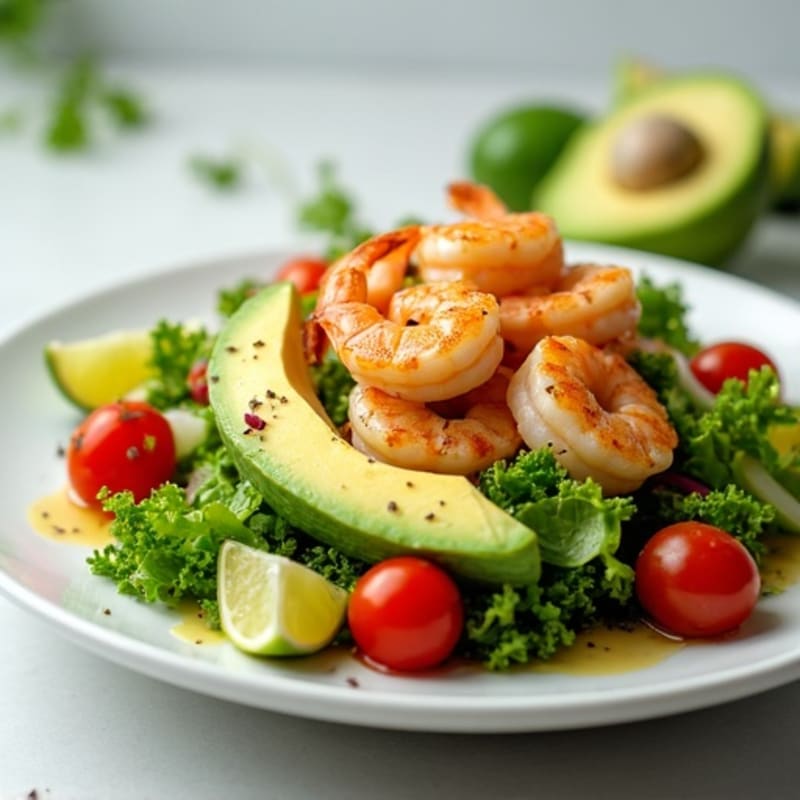 Zesty Lime Shrimp and Avocado Salad