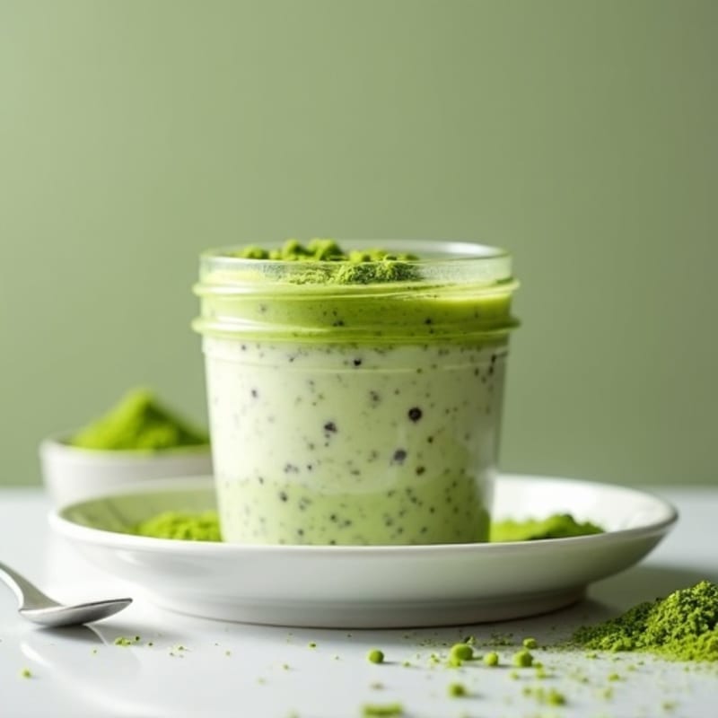 Creamy Matcha Protein Chia Pudding