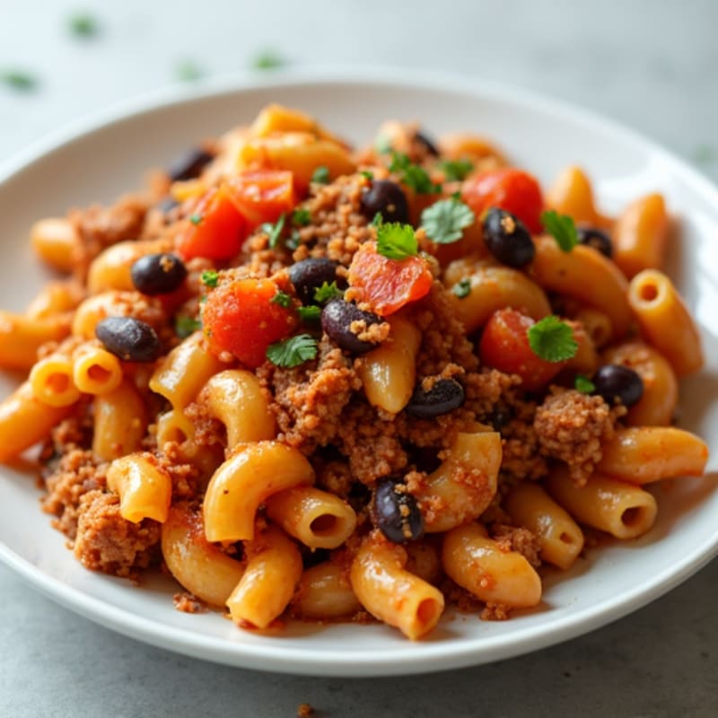 Hearty Turkey Chili Mac with Black Beans