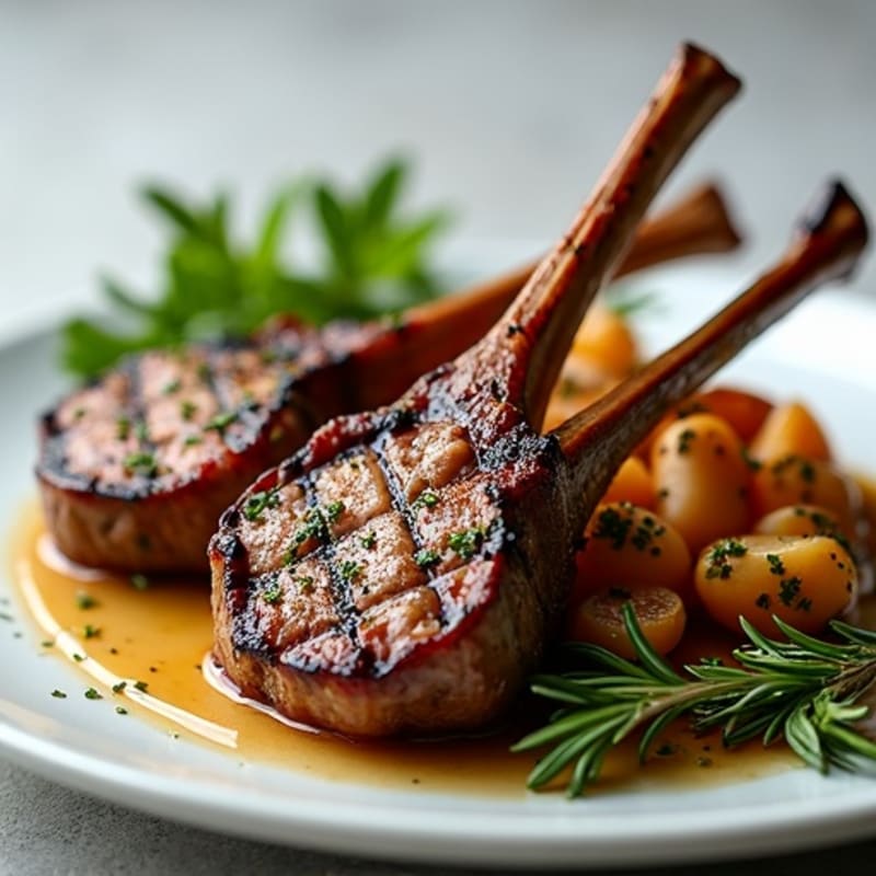 Grilled Herb Lamb Chops