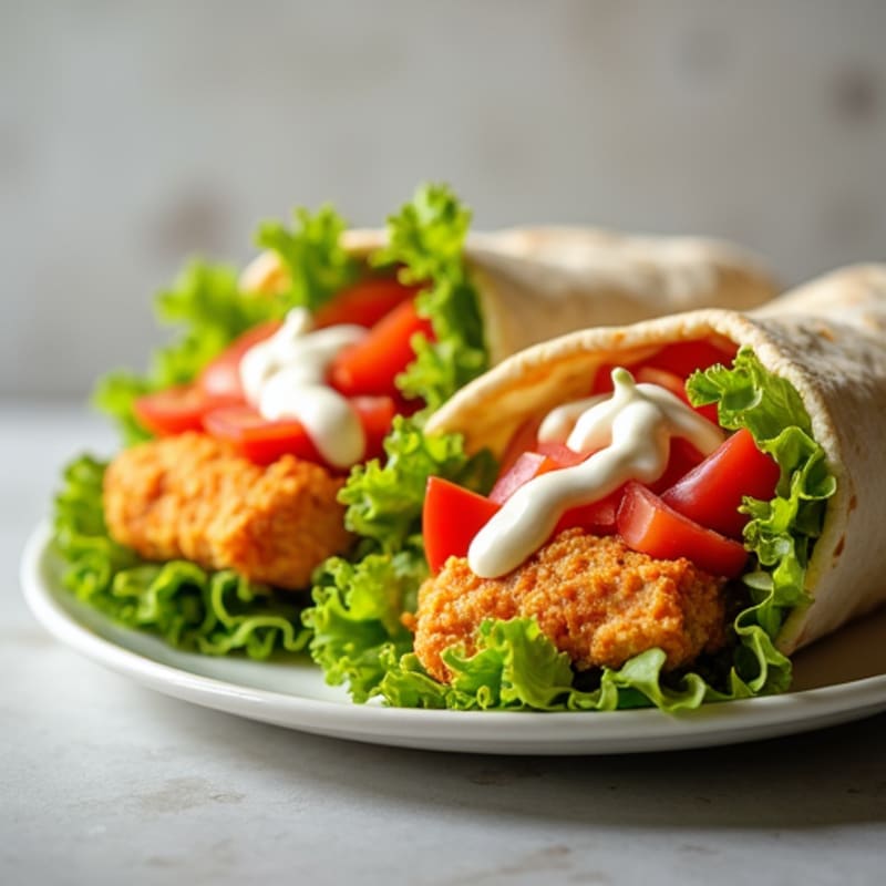 Crispy Buffalo Chicken Ranch Wrap