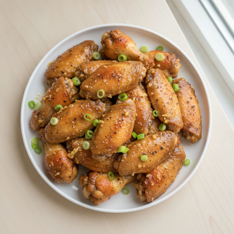 Baked Honey-Garlic Chicken Wings