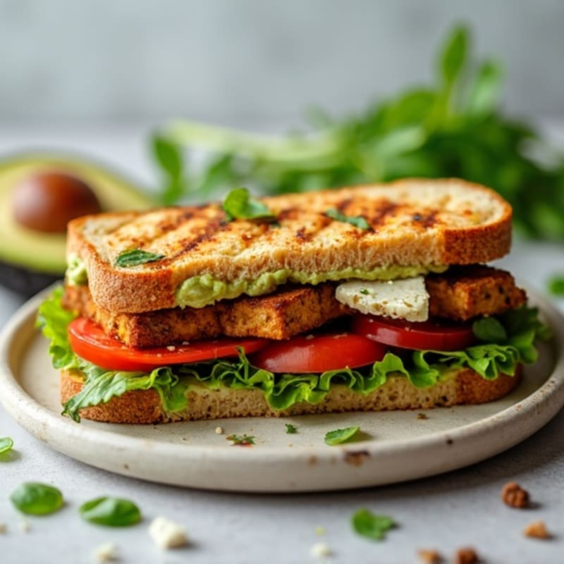 Fresh Grilled Vegetable Sandwich