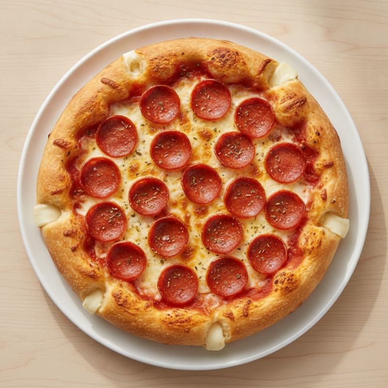 Classic Pepperoni Stuffed Crust Pizza