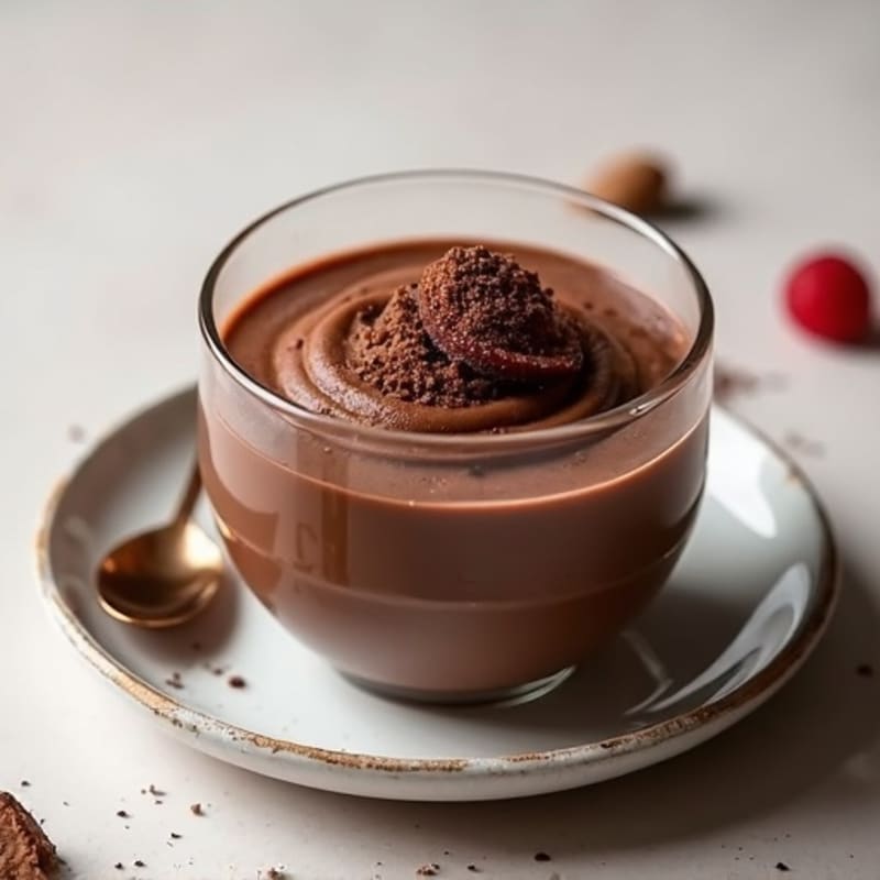 Silky Dark Chocolate Protein Mousse