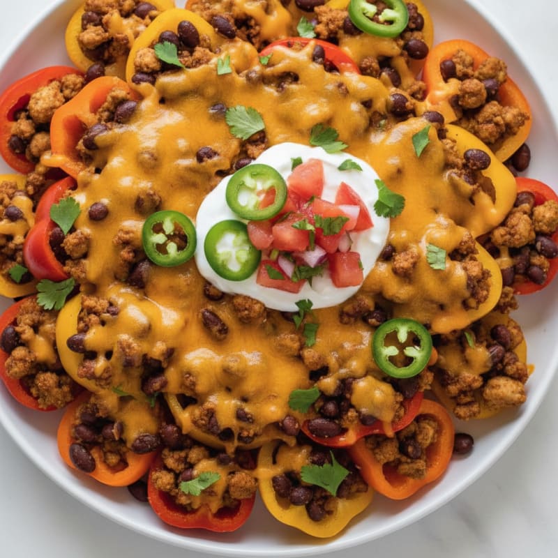 Loaded Vegetarian Nacho Platter