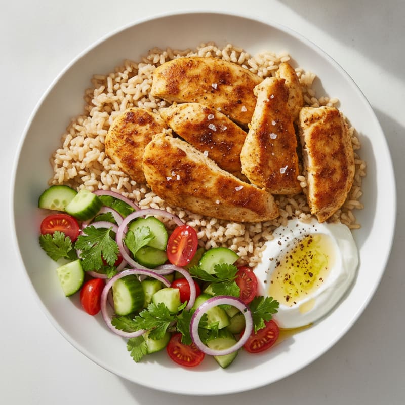 Chicken Shawarma Rice Bowl