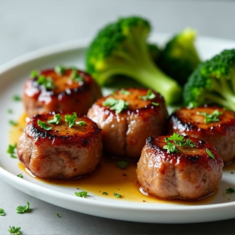 Garlic-Ginger Pan Seared Steak Bites
