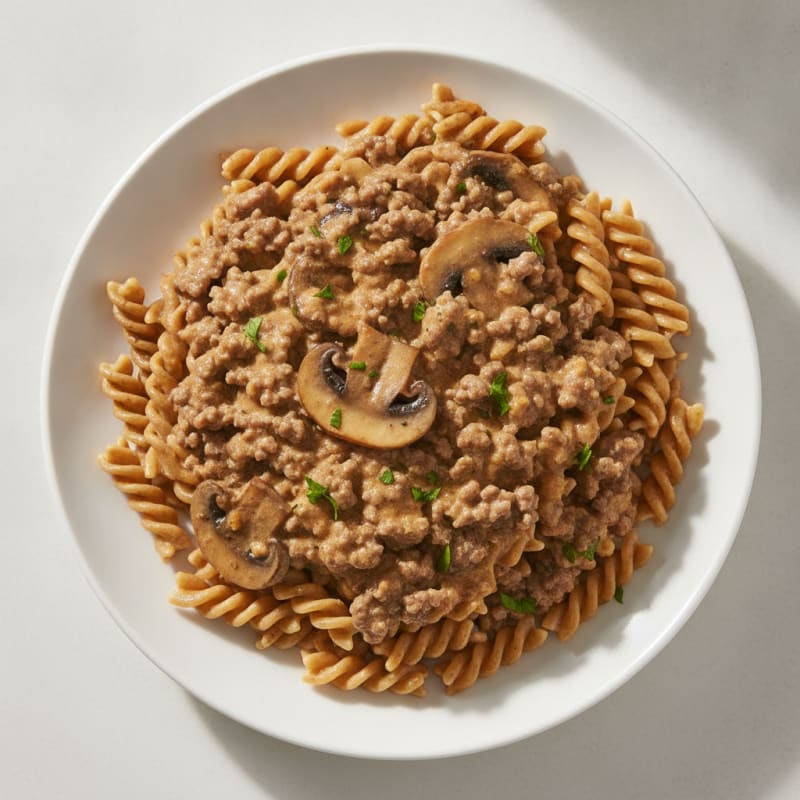 Beef Stroganoff with Gluten-Free Noodles
