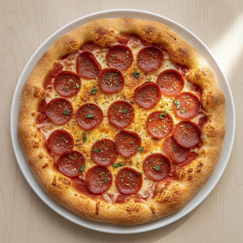 Stuffed Crust Pepperoni Pizza