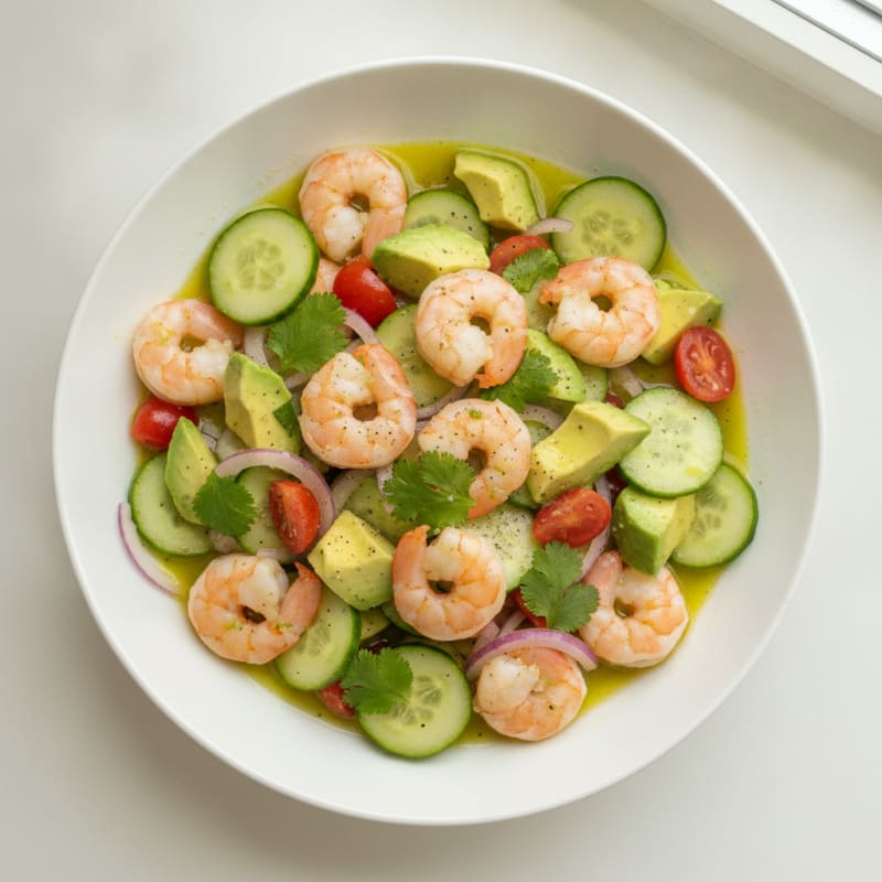 Zesty Shrimp Avocado Ceviche