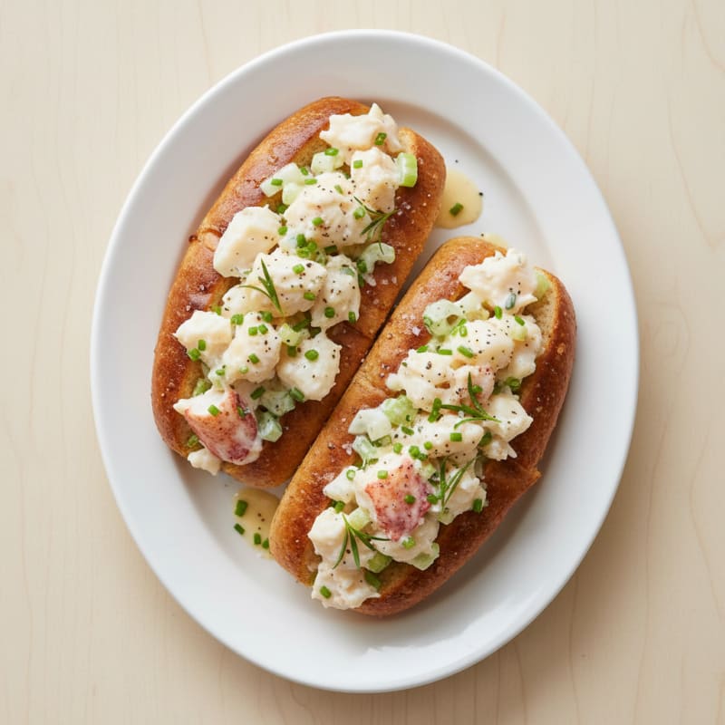 Tender Lemon-Herb Lobster Rolls