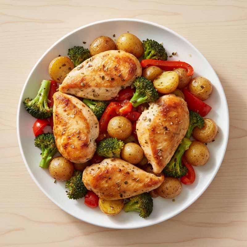 Sheet Pan Lemon Herb Chicken