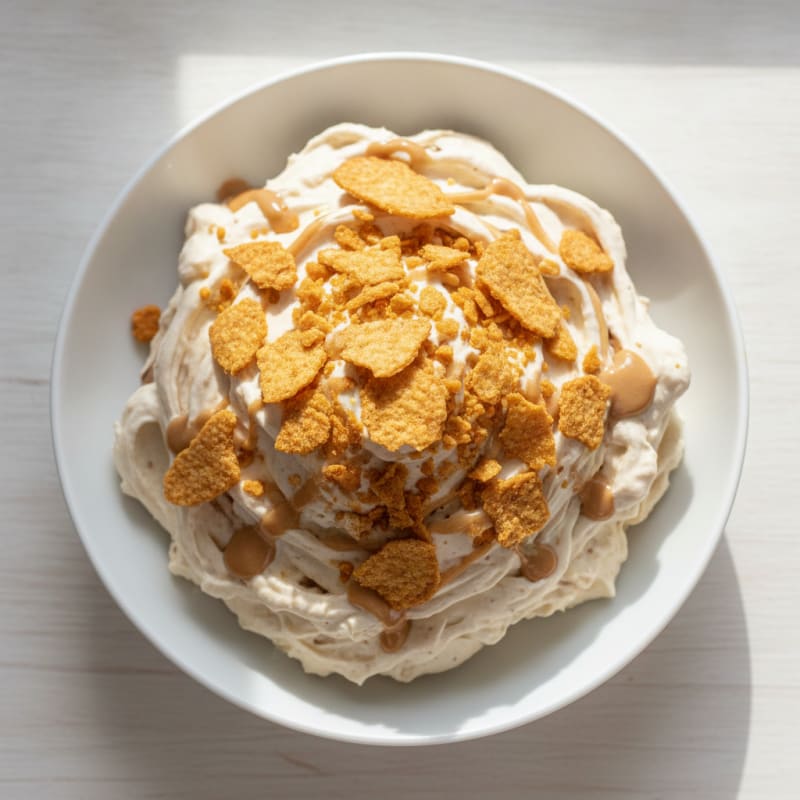 Protein Ice Cream with Crushed Protein Chips