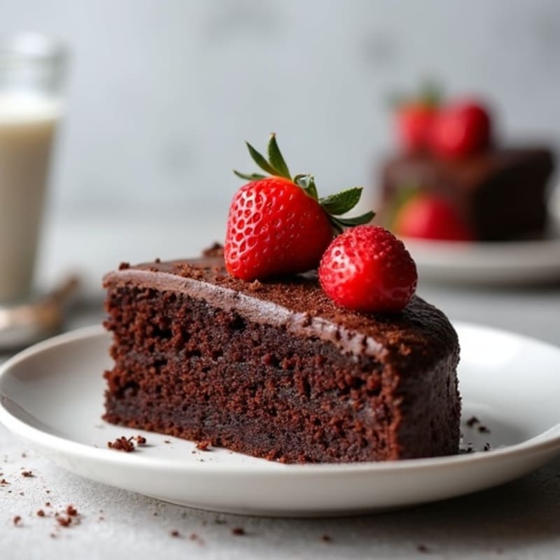 Protein-Rich Dark Chocolate Greek Yogurt Cake