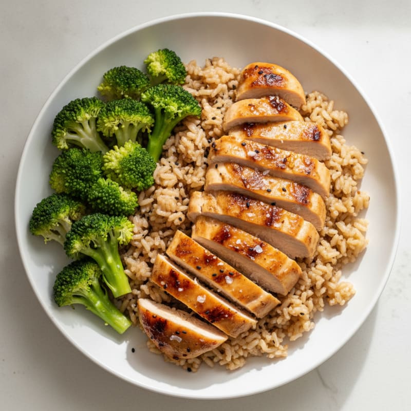 Teriyaki Glazed Chicken with Sesame Rice