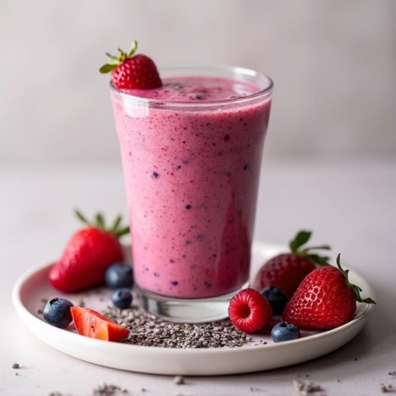 High-Protein Berry Smoothie