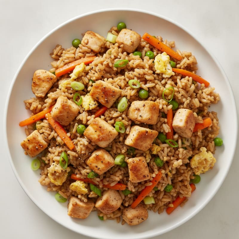 Savory Chicken and Vegetable Fried Rice
