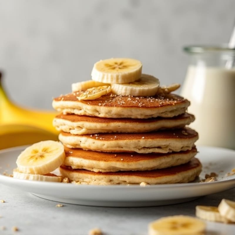 Protein-Packed Banana Oat Pancakes