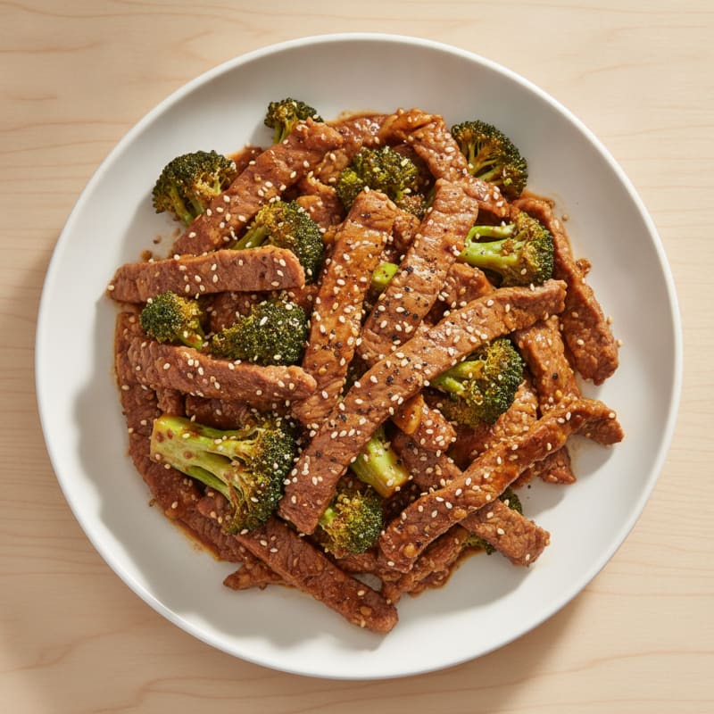 Sesame Beef and Broccoli Stir-Fry