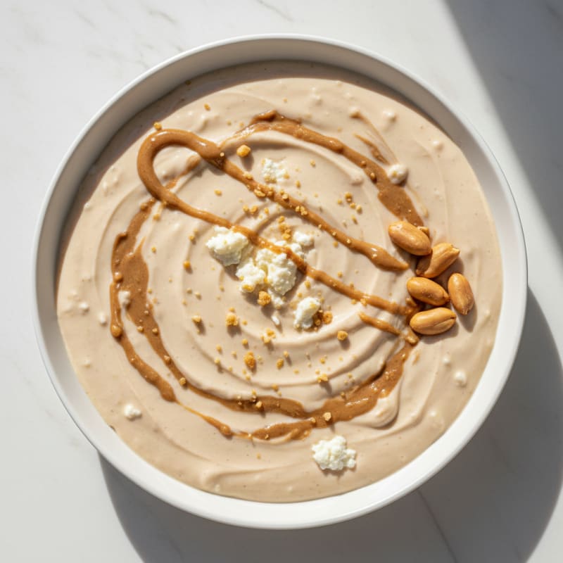 UMP Protein Shake with Peanut Butter and Cottage Cheese