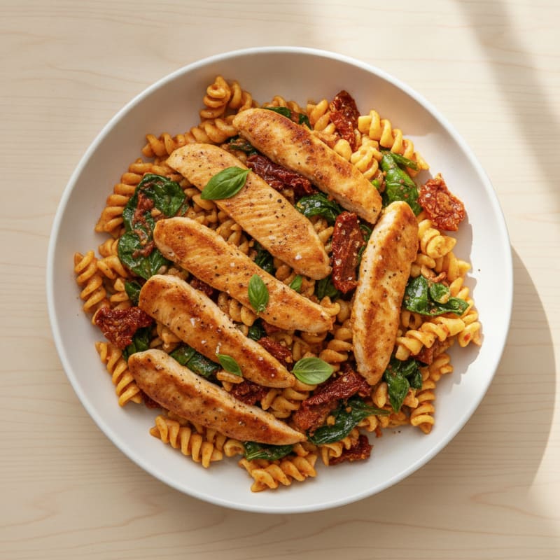 Sun-Dried Tomato Pesto Chicken Pasta