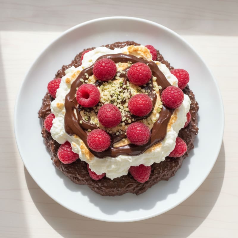 Decadent Chocolate Protein Pudding Parfait