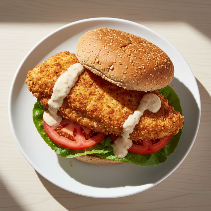 Crispy Buttermilk Fried Chicken Sandwich