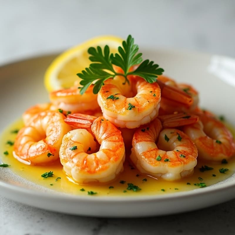 Pan-Seared Garlic Butter Shrimp with Fresh Herbs