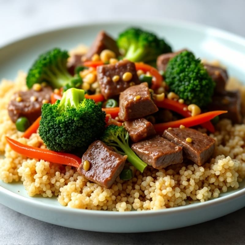 Ginger-Garlic Beef and Broccoli Stir-Fry