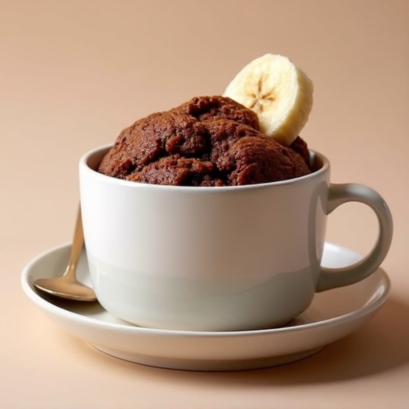 Fudgy Chocolate Protein Mug Cake