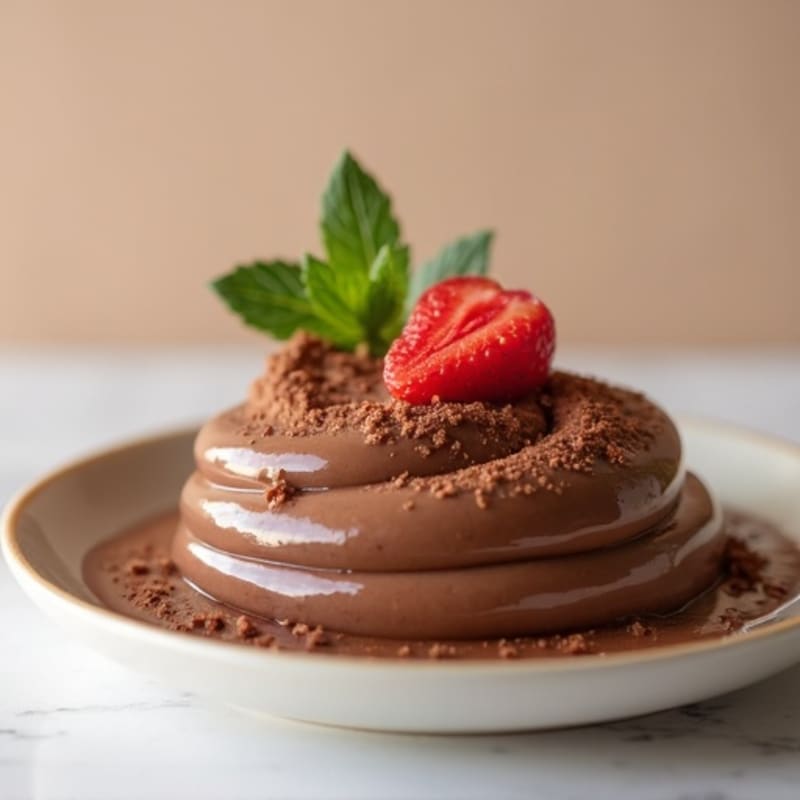 Silky Chocolate Protein Pudding