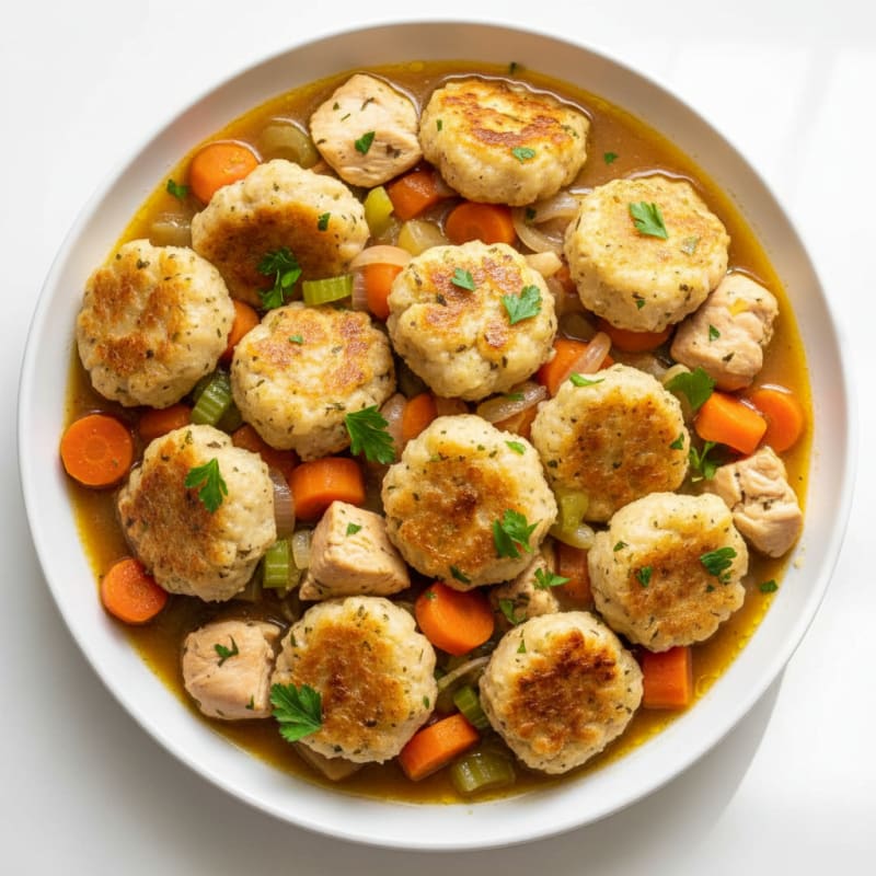 Homestyle Chicken and Herb Dumplings