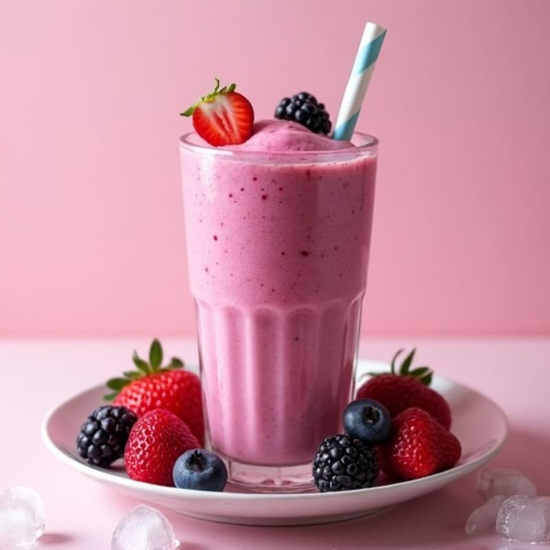 Creamy High Protein Berry Smoothie