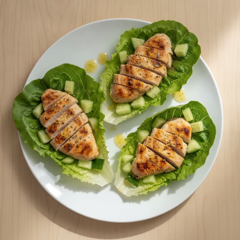 Grilled Chicken Lettuce Wraps