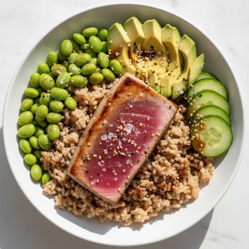 Seared Tuna Rice Bowl