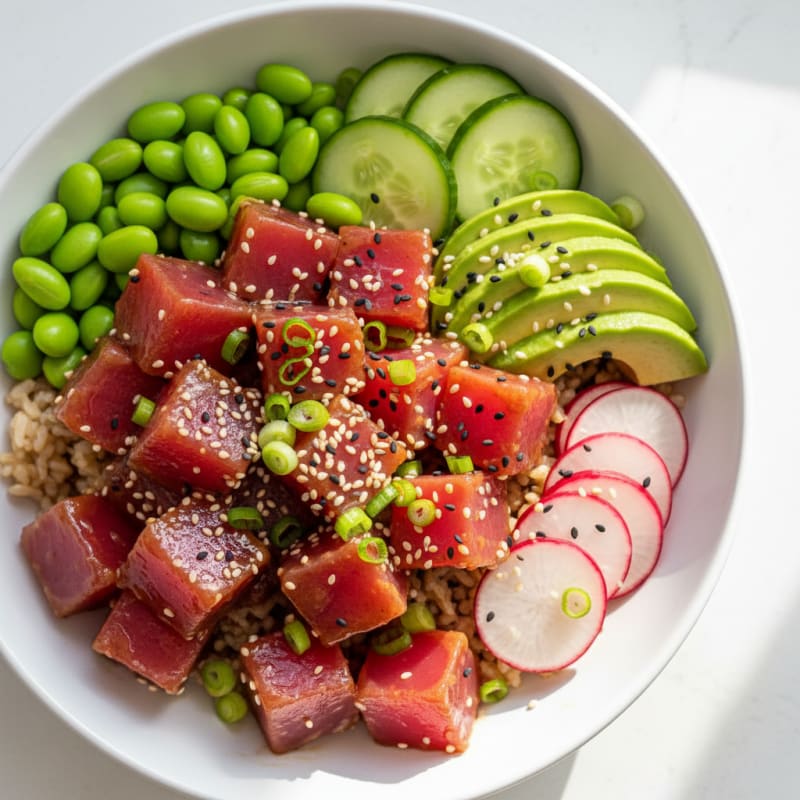 Ahi Tuna Poke Bowl