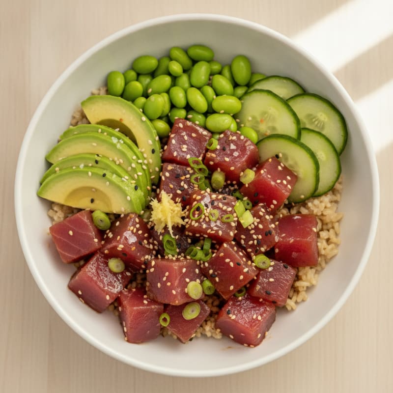 Ahi Tuna Poke Bowl
