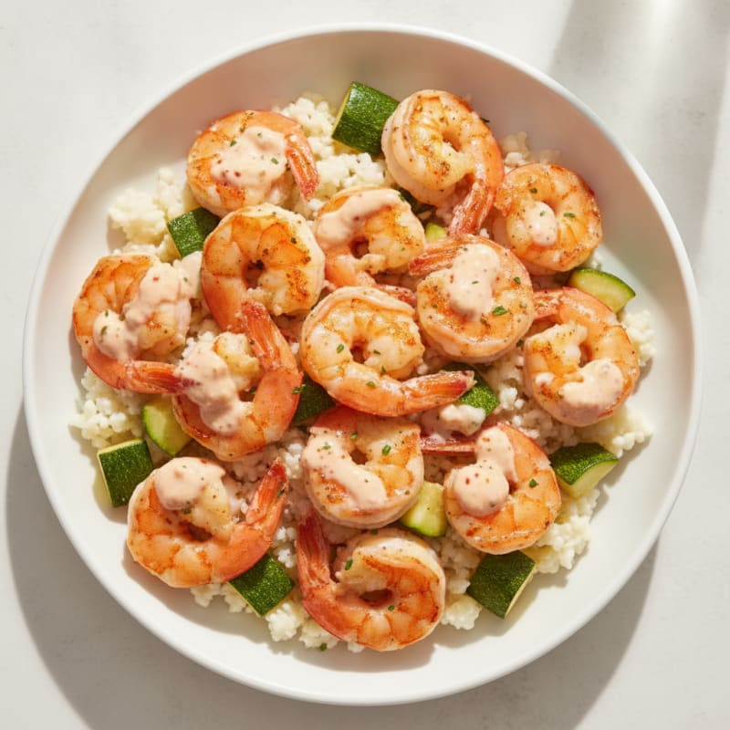 Shrimp with Yum Yum Sauce