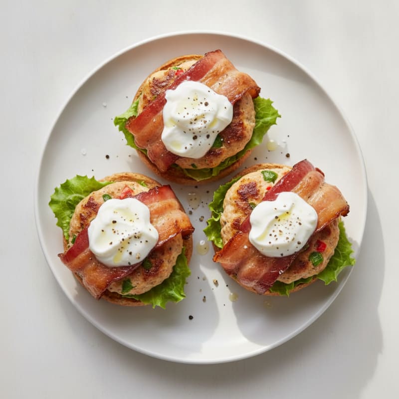 Bacon-Wrapped Jalapeño Chicken Sliders