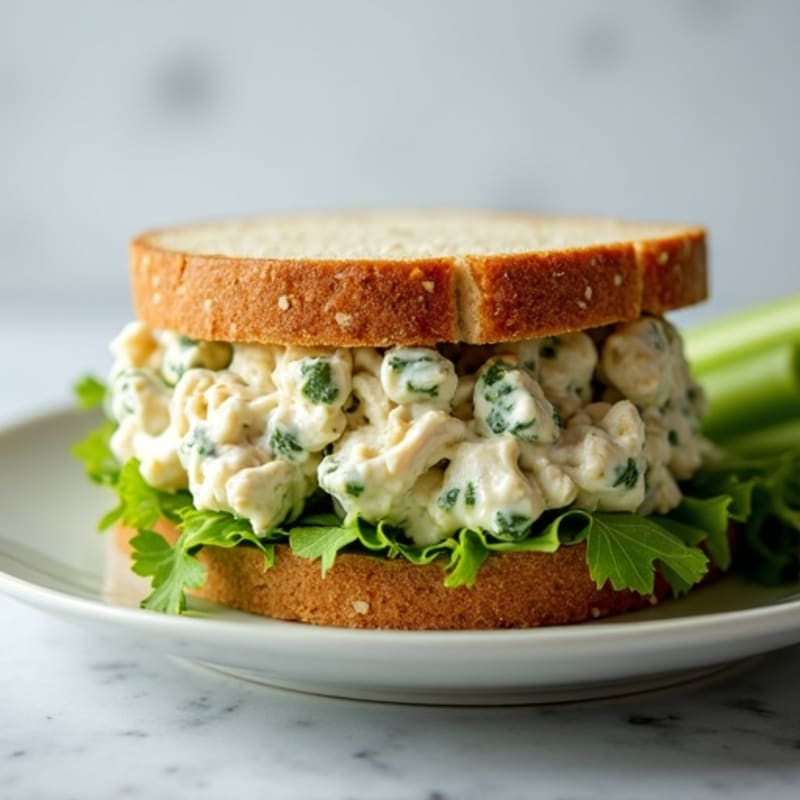 Creamy Herb Chicken Salad Sandwich