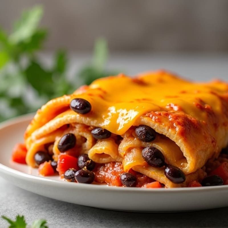 Spicy Baked Chicken Enchilada Casserole