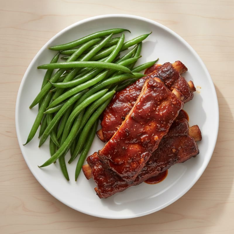 Sticky BBQ Baby Back Ribs